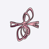 Pink LACE Heat-Press Sticker with petal-inspired design for tote bags