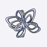 LACE Heat-Press Stickers petal-inspired iron-on graphic in violet color