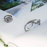 Mobius Stainless Steel Ring ─ Light