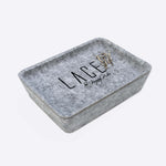 LACE Felt Jewelry Box light gray felt with detachable lid and modern design for storing jewelry and accessories