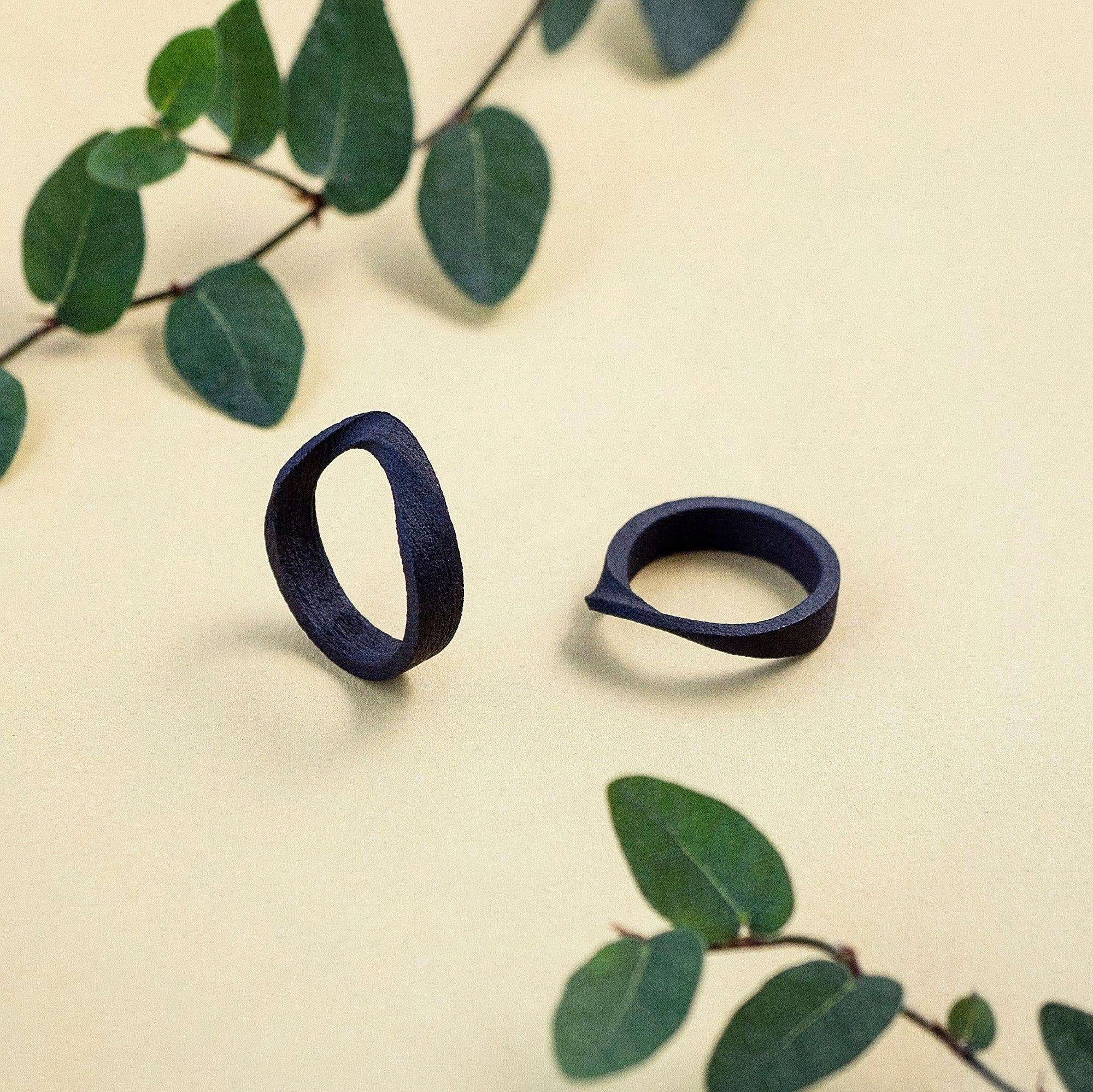 Amor Carbon Ring ─ Bold - LACE by JennyWu
