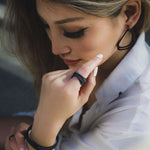 Amor Carbon Ring ─ Bold - LACE by JennyWu