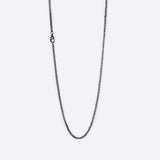 Machina L necklace stainless steel 24-inch rolo chain minimalist design