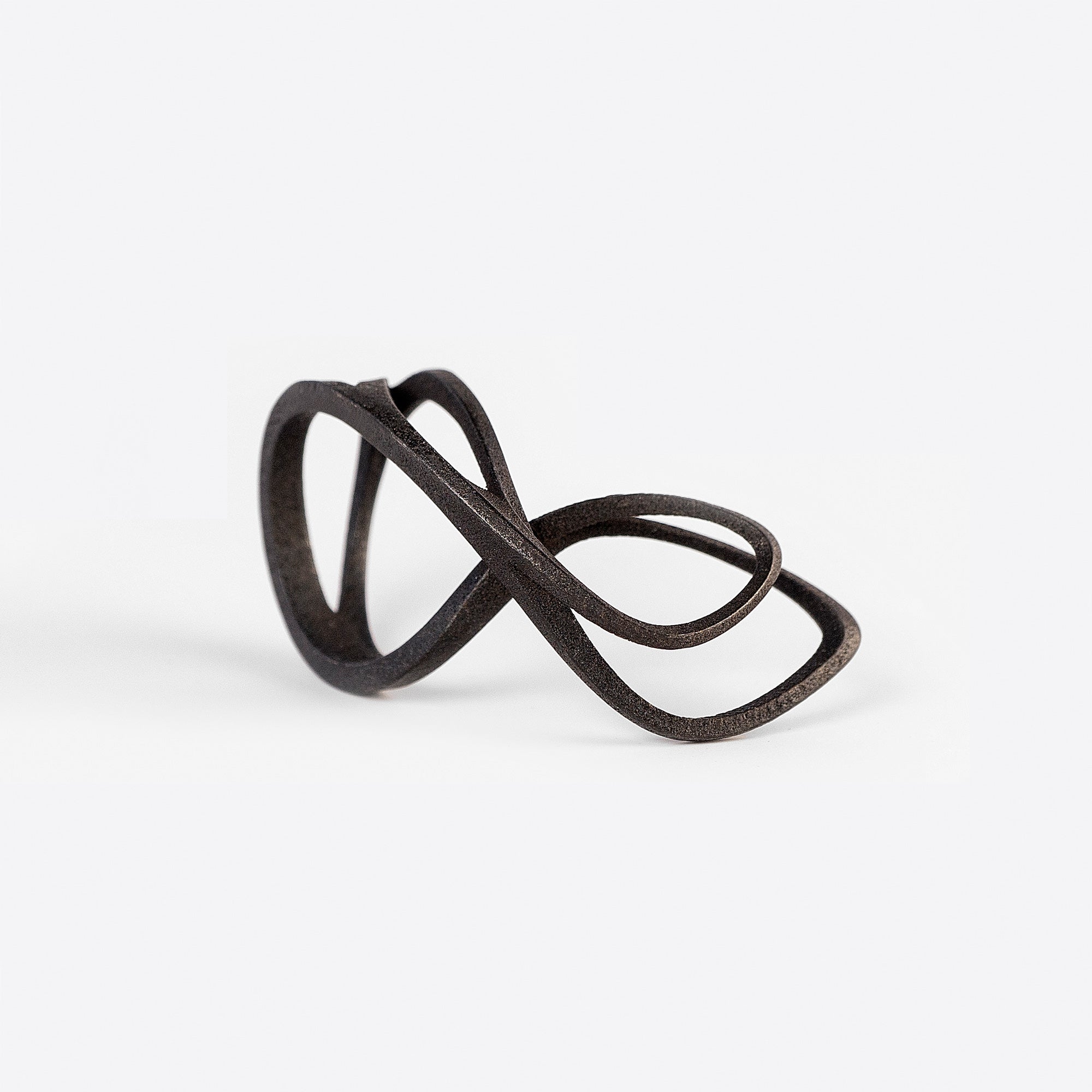 Mobius Steel Ring