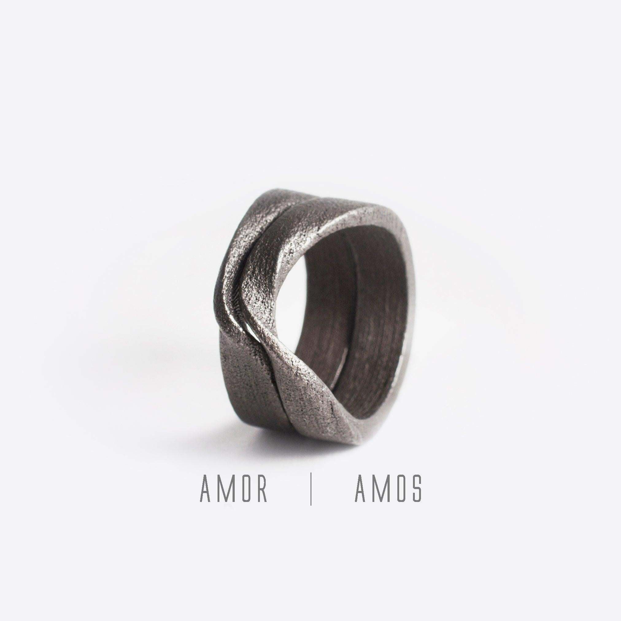 Amos Steel Ring ─ Bold - LACE by JennyWu