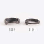 Amor Steel Ring ─ Bold - LACE by JennyWu