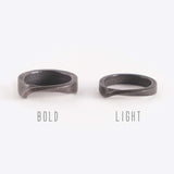 Amor Steel Ring ─ Bold - LACE by JennyWu
