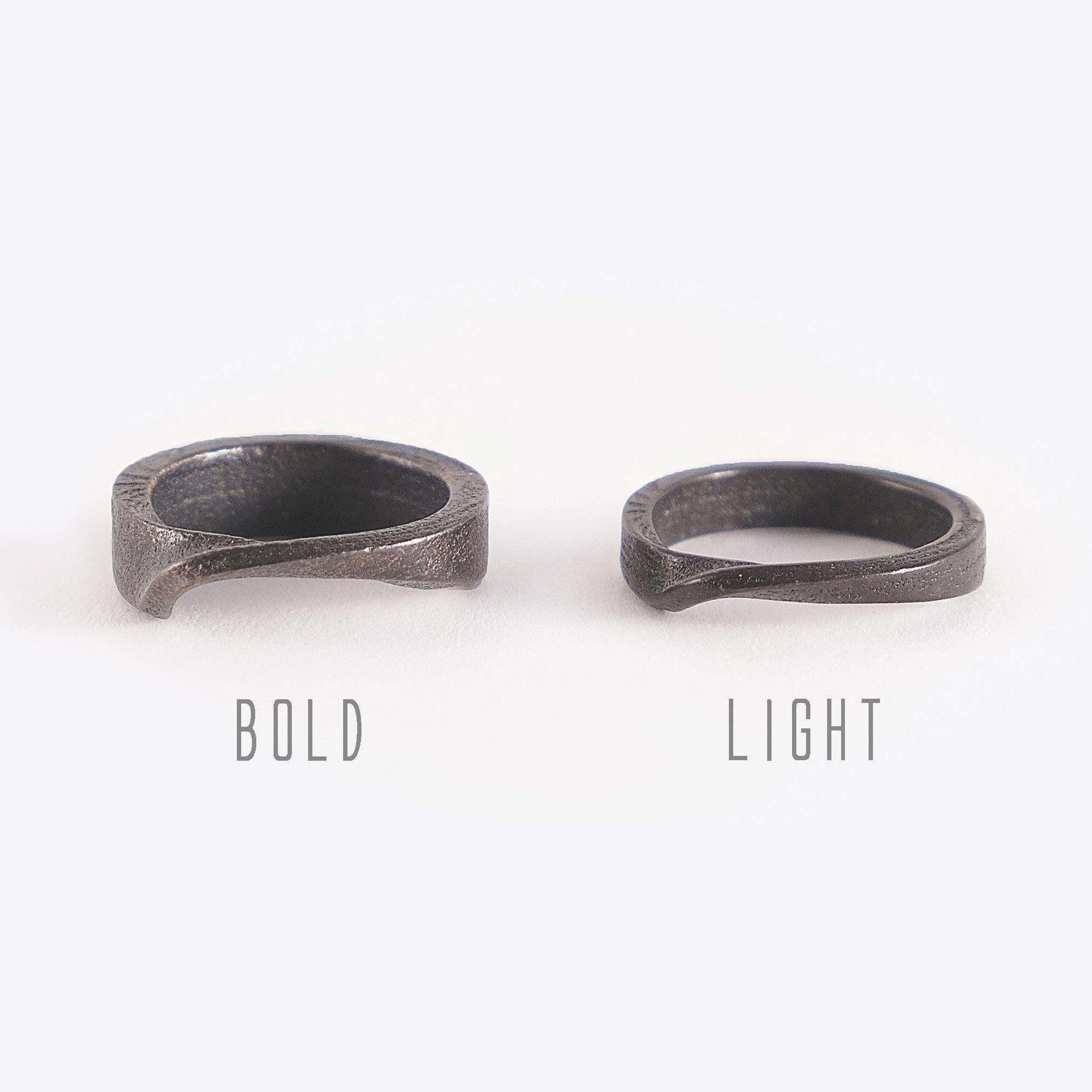 Amor Steel Ring ─ Bold - LACE by JennyWu