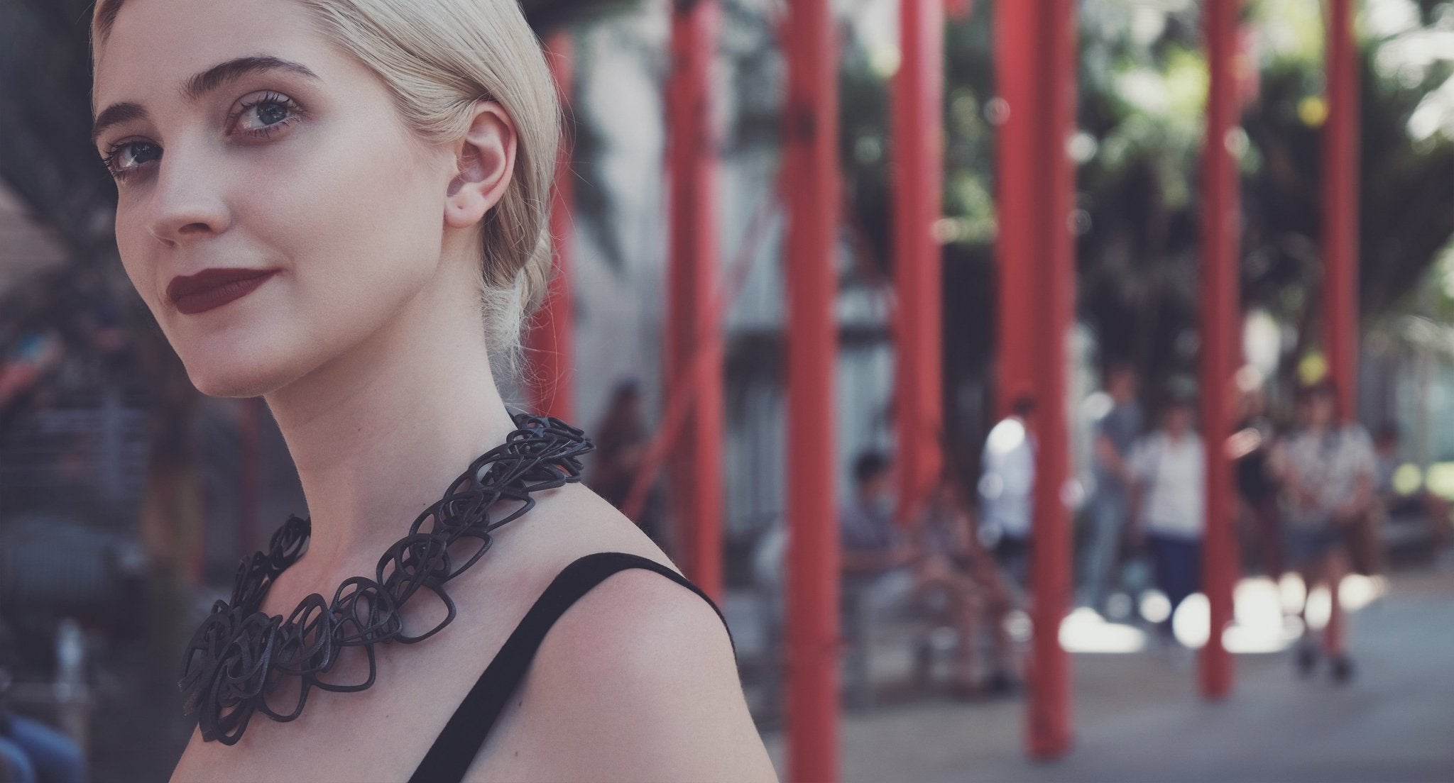 Catena Steel Necklace acquired by LACMA - LACE by JennyWu