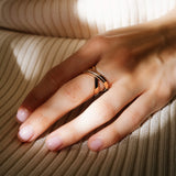 X Ring & Ear Cuff Set + Gift