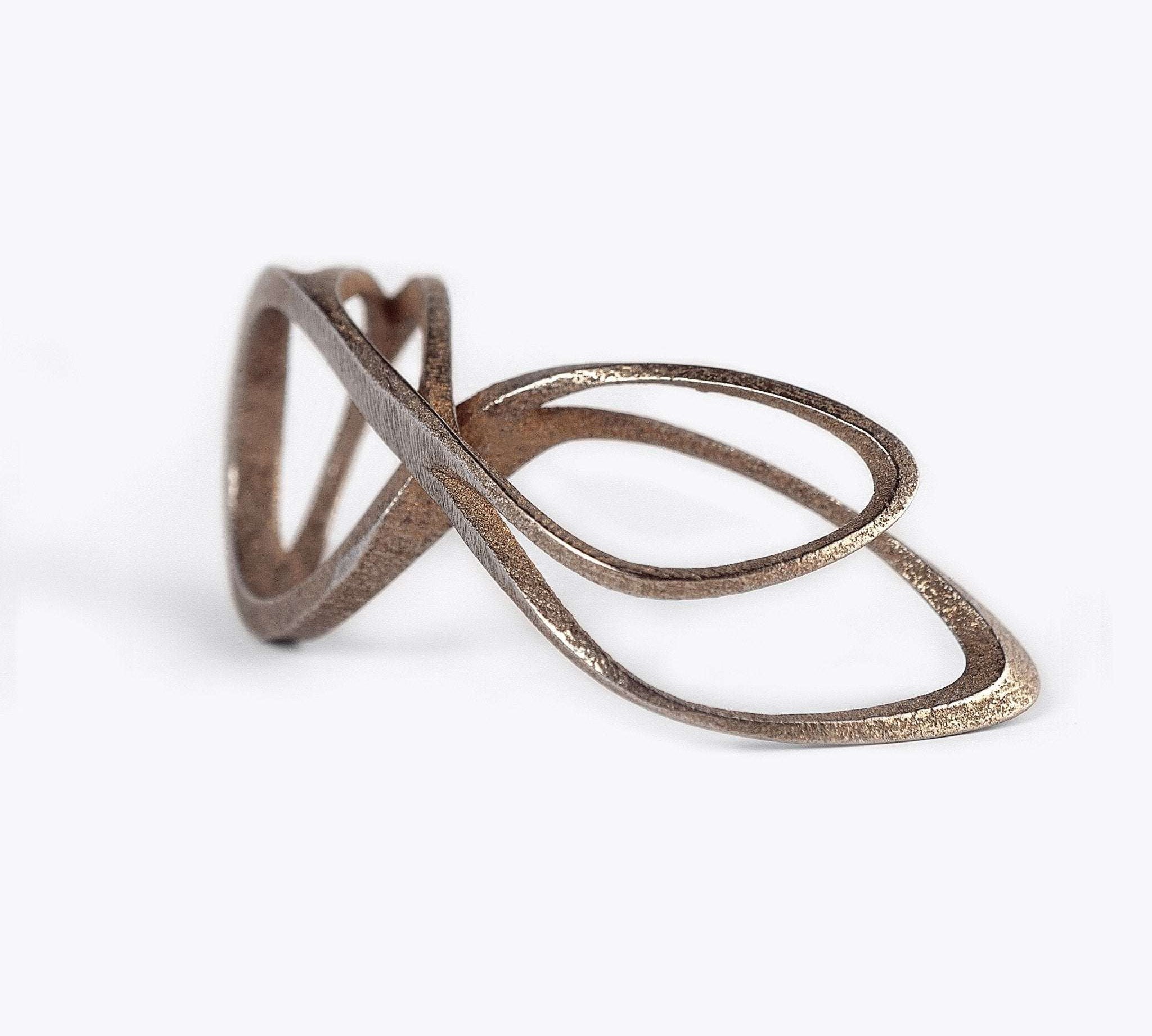 Mobius Steel Ring