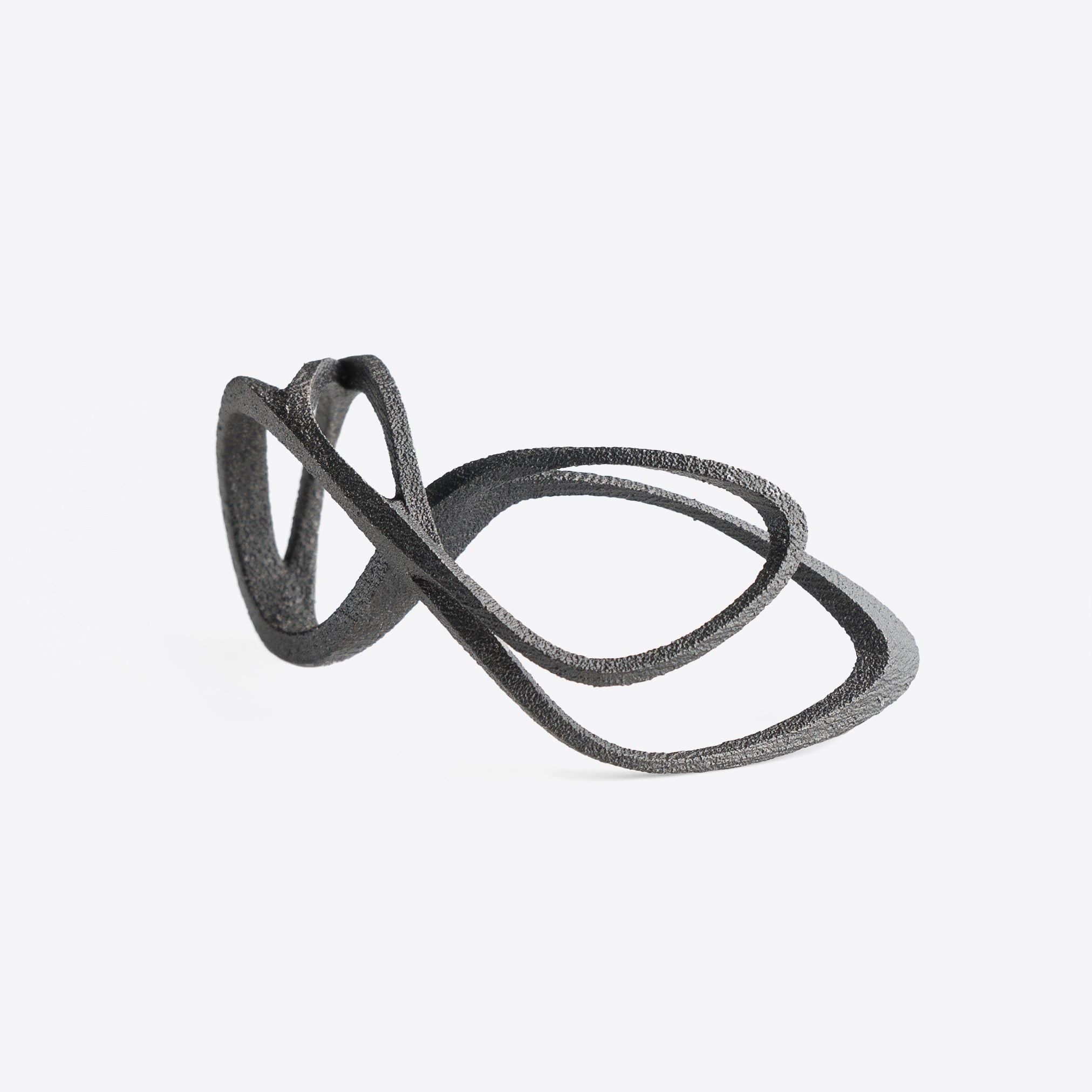 Mobius Bold Steel Ring (Matte)- Seconds