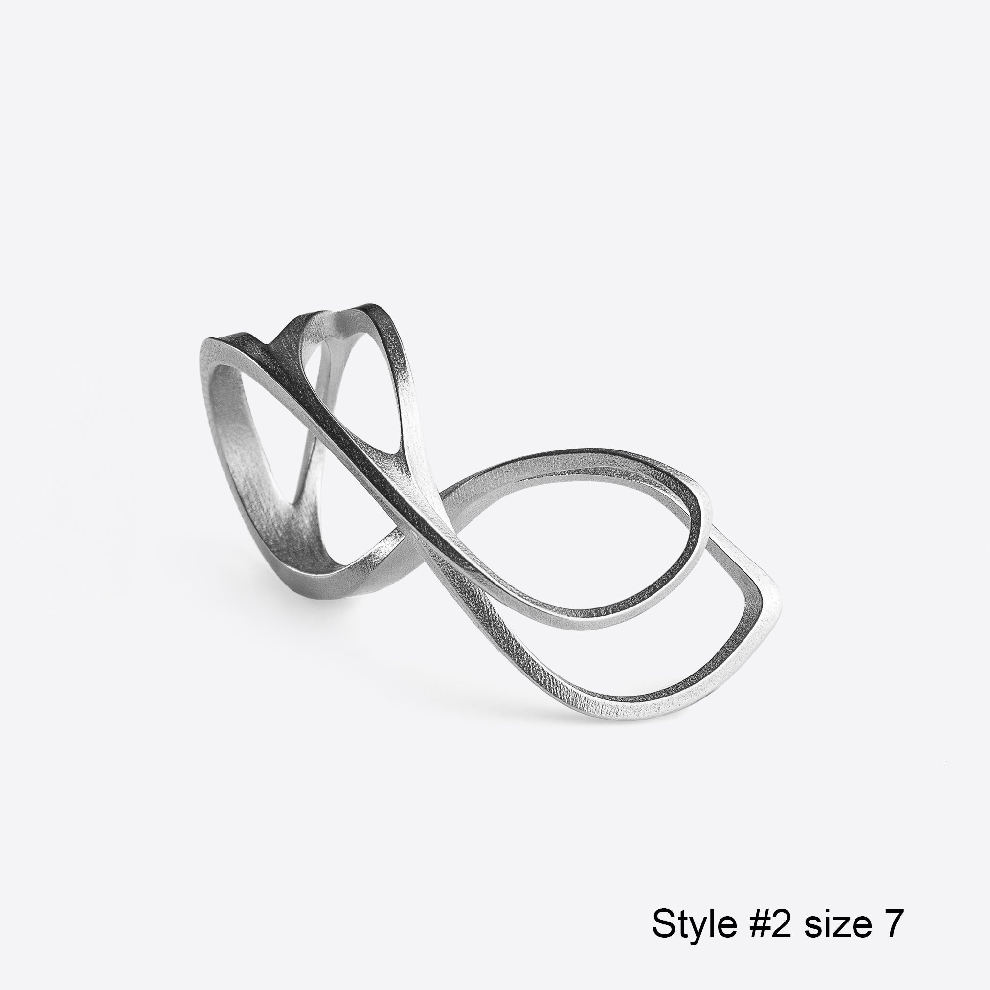 Mobius Ring Stainless Steel- Seconds