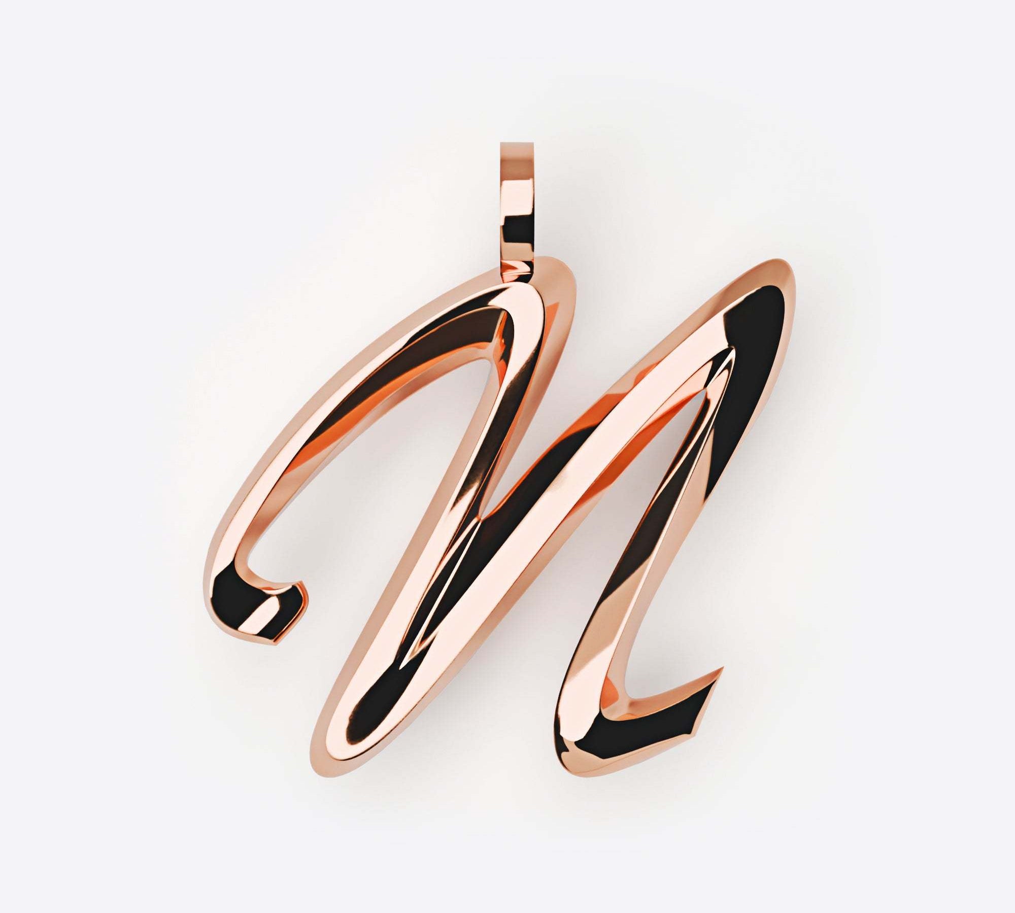 Initials Pendant, Premium