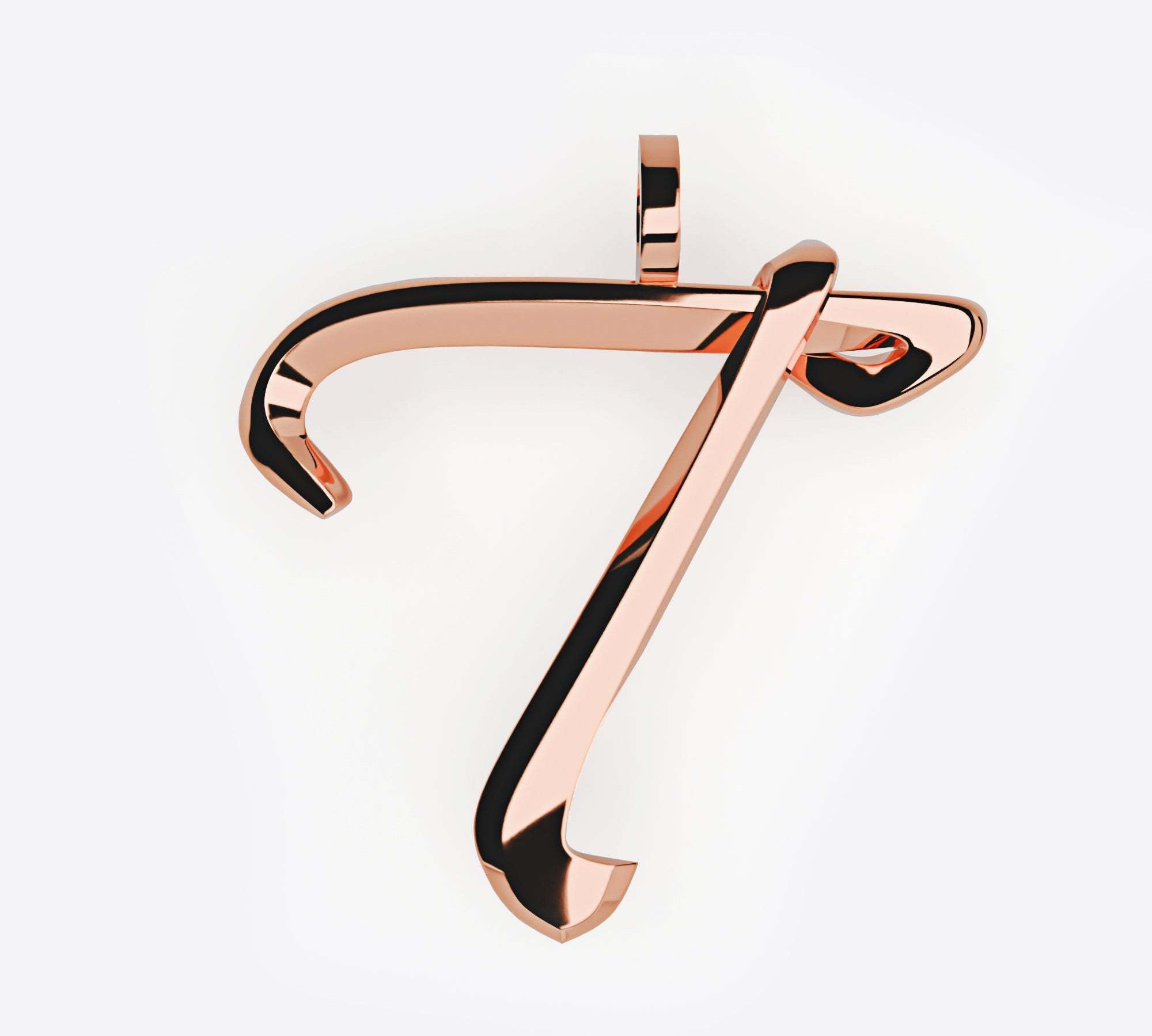 Initials Pendant, Premium