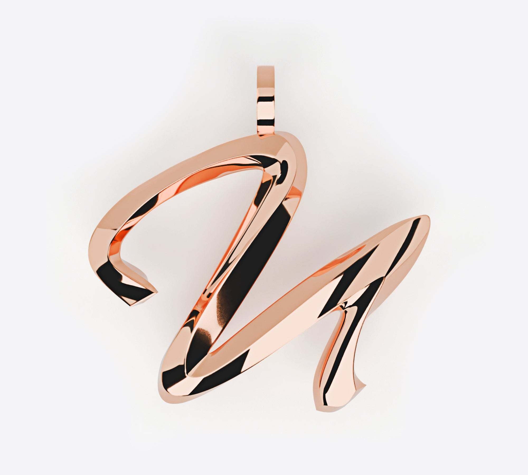 Initials Pendant, Premium