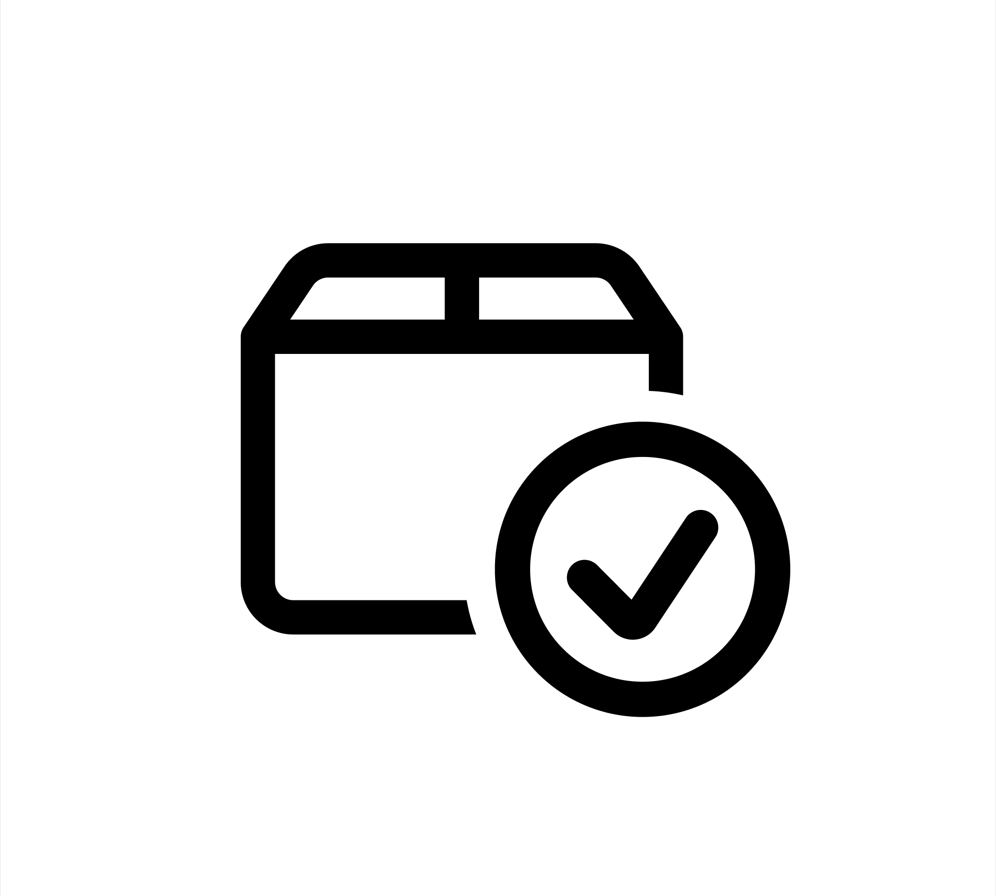 Shipping protection icon with package and checkmark symbol