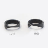 Amor Steel Ring ─ Bold - LACE by JennyWu