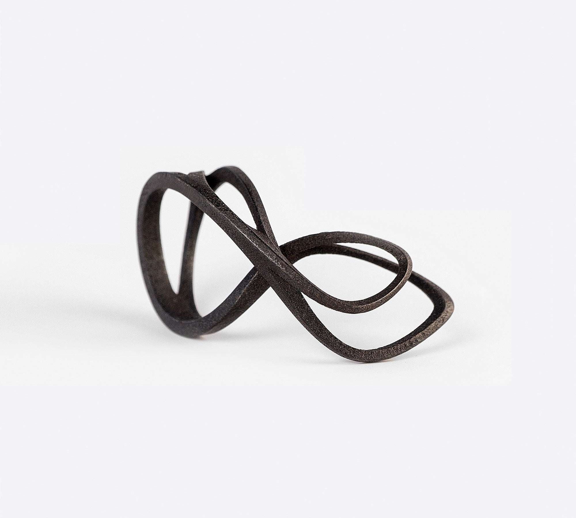 Mobius Steel Ring