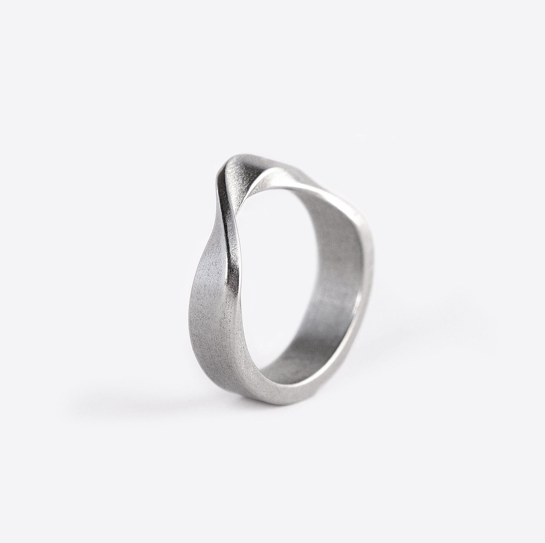 Amos Stainless Steel Ring ─ Bold - LACE by JennyWu