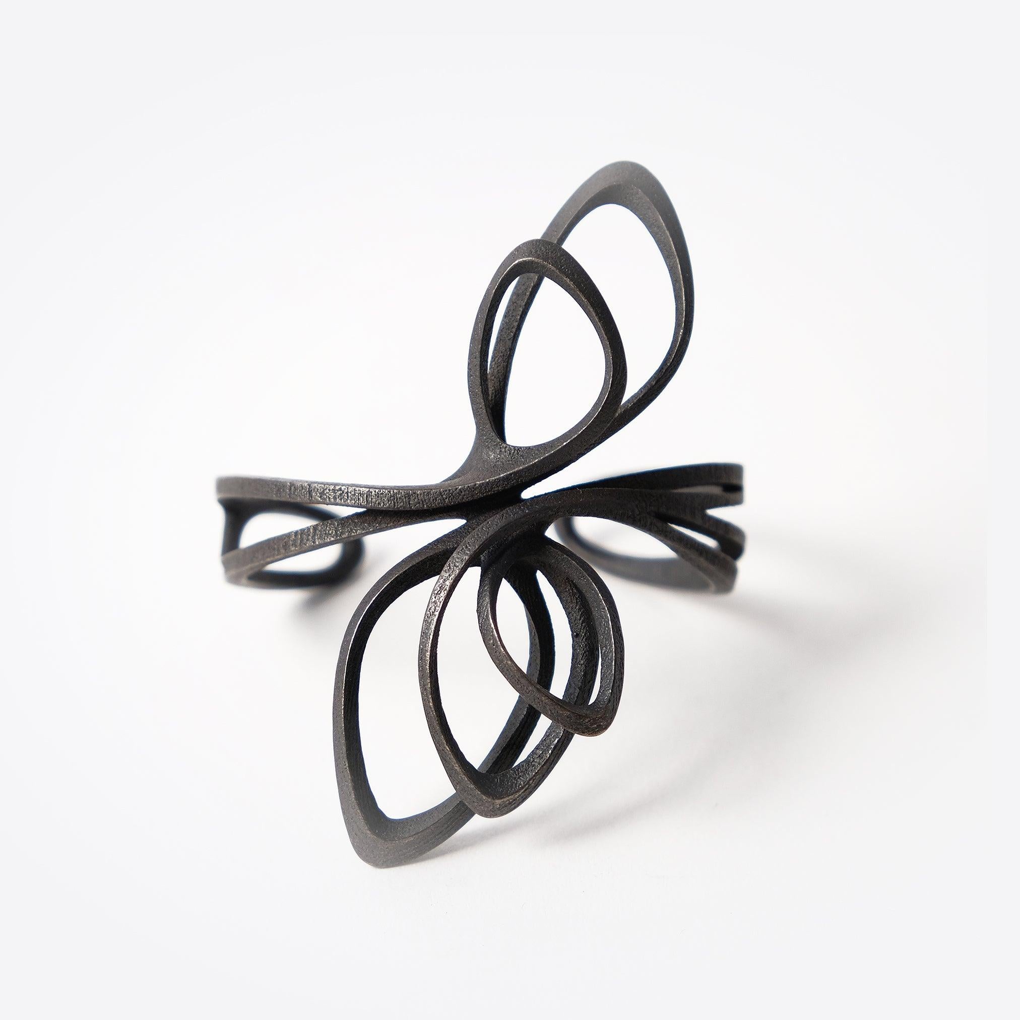 Flora Steel Bracelet - LACE by JennyWu