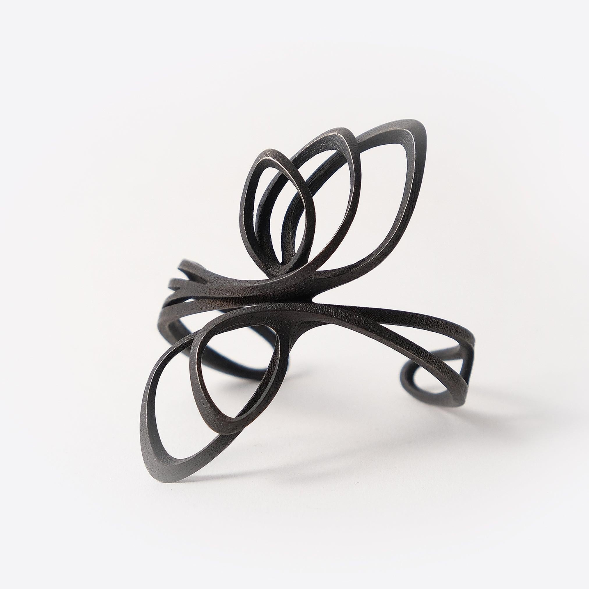 Flora Steel Bracelet - LACE by JennyWu