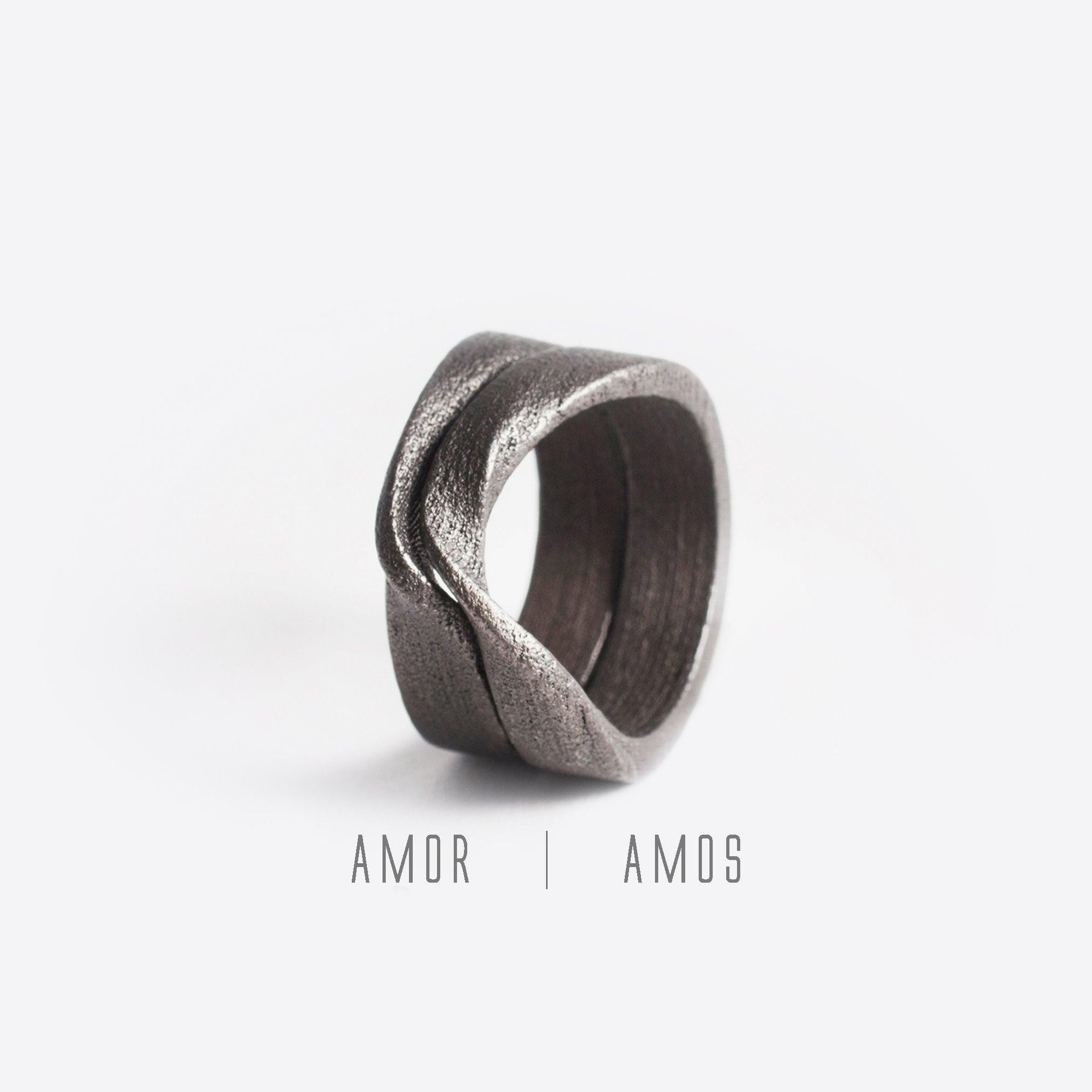 Amos Stainless Steel Ring ─ Bold - LACE by JennyWu